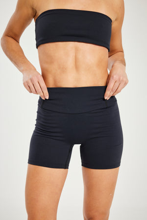 Super Stretch Sculpting Bike Shorts Black