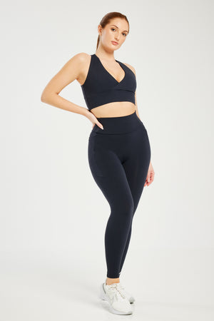 Super Stretch Pocket Leggings Black