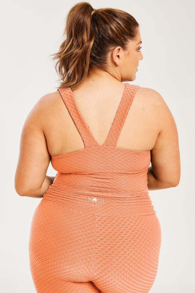 Croco Skin Tank Apricot