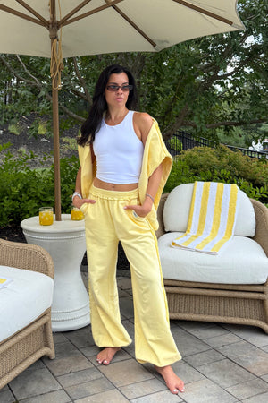 Vintage Wash Sweatpants Limoncello