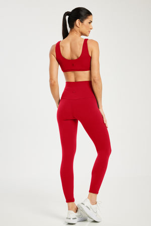 Super Stretch Ultra-High Waist Leggings True Red