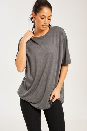 Boyfriend Tee Smokey Grey