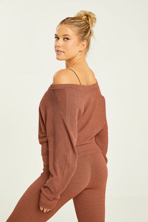 Lounge Pullover Mahogany