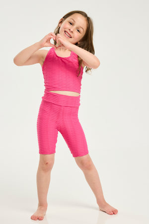 Original Kids Bike Shorts Fuchsia