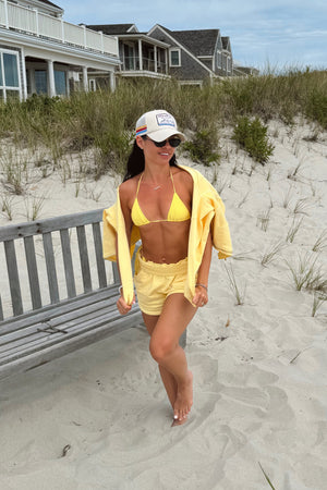 Vintage Wash Sweatshorts Limoncello