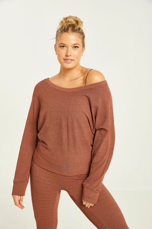 Lounge Pullover Mahogany