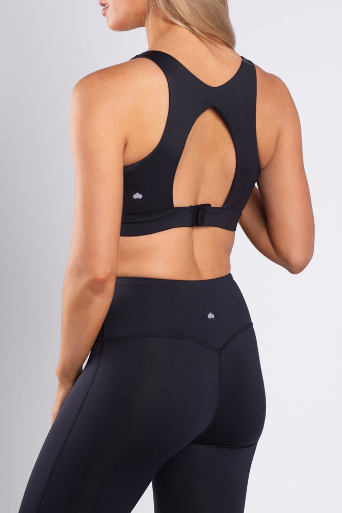 FORMFIT Adjustable Ruched Bra Black