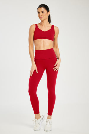 Super Stretch Ultra-High Waist Leggings True Red