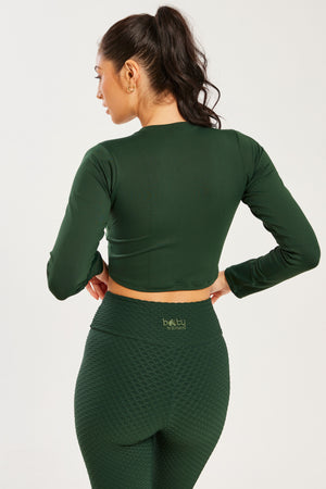 Performance Long Sleeve Forest Green