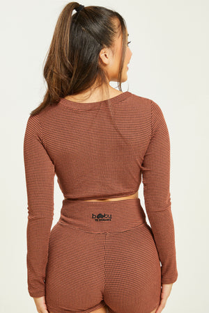 Lounge Long Sleeve Mahogany