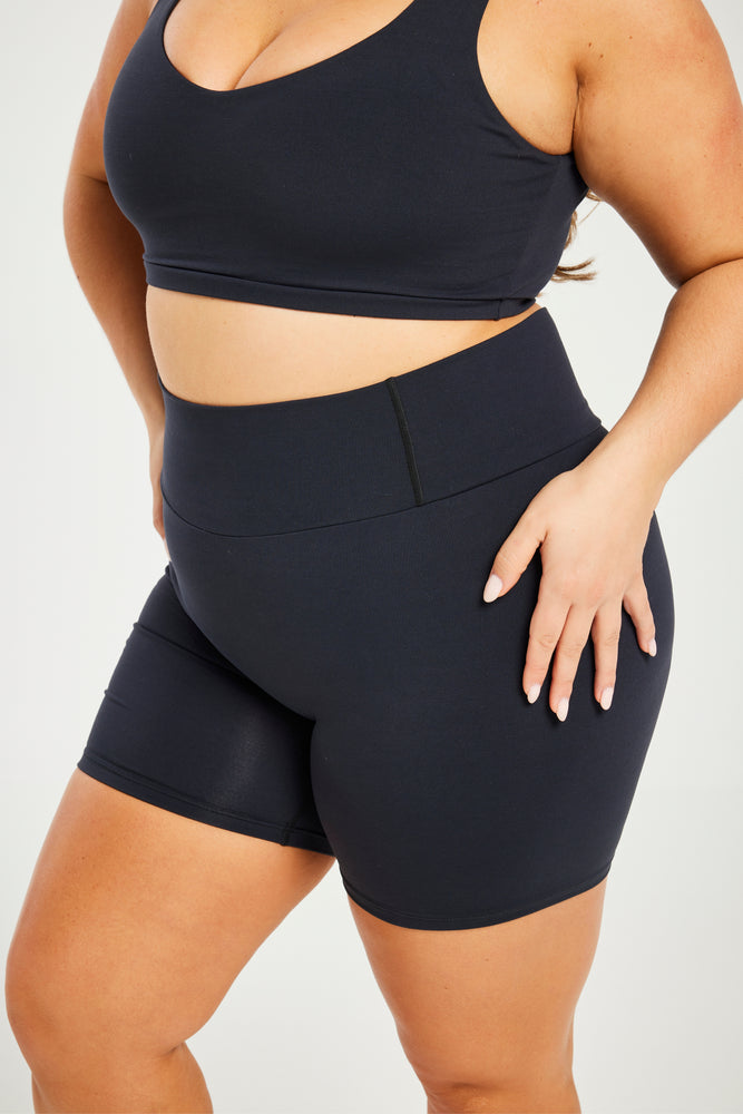 Super Stretch Sculpting Bike Shorts Black