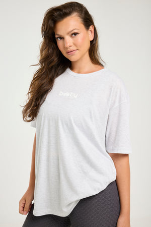 Boyfriend Tee Heather Grey