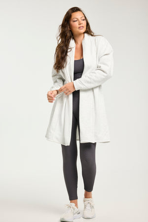 Oversized Cardigan Light Grey