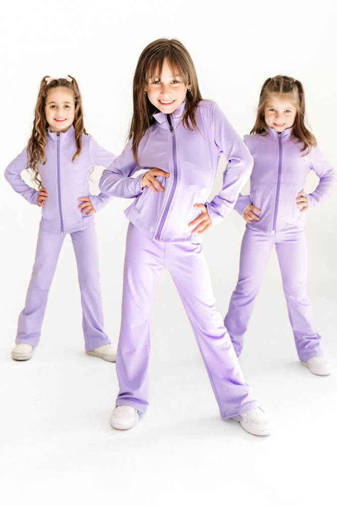 Kids FORMFIT Flare Leggings Lilac