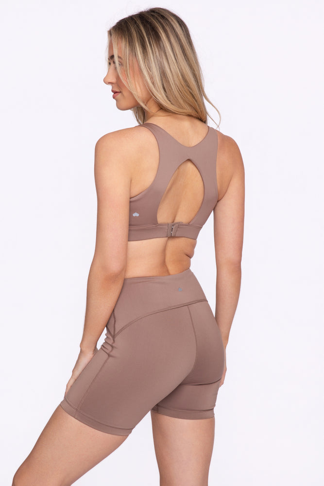 FORMFIT Track Shorts 5" Mocha