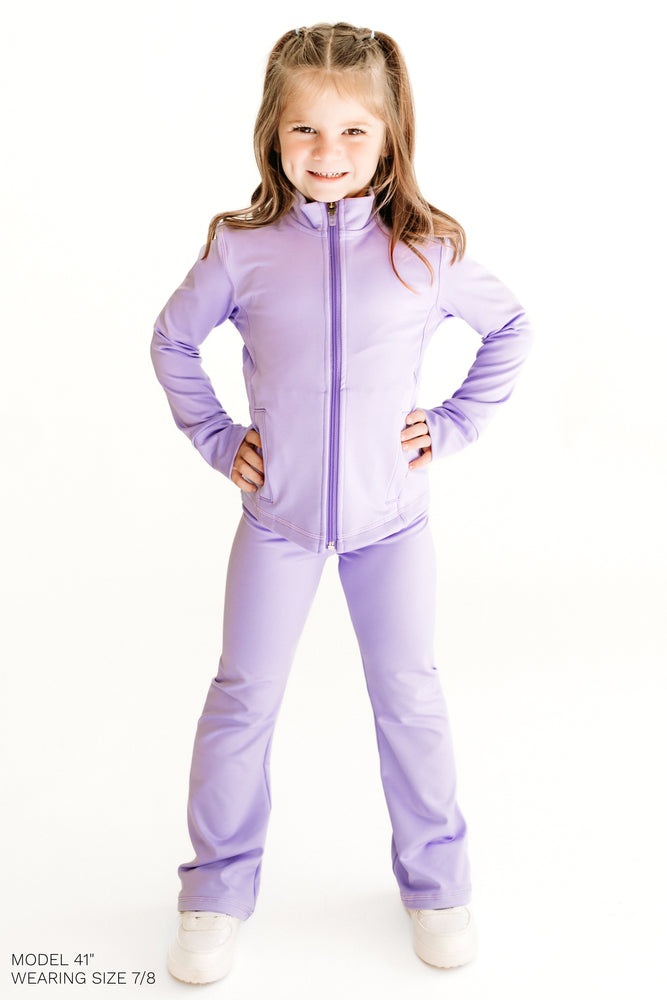 Kids FORMFIT Flare Leggings Lilac