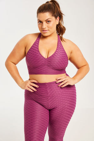 Chrome Curvy Top Berry (FINAL SALE)