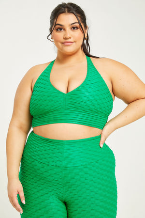 Chrome Curvy Top Kelly Green (FINAL SALE)