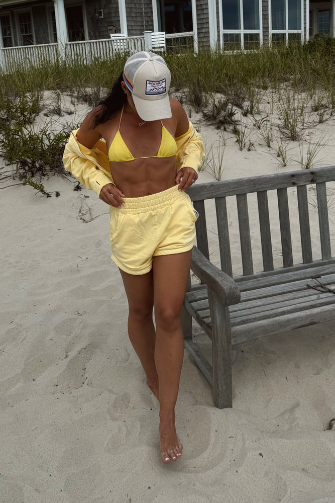 Vintage Wash Sweatshorts Limoncello