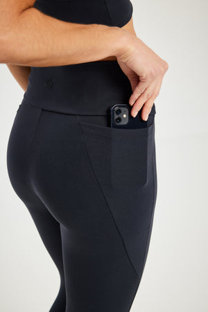 Super Stretch Pocket Leggings Black