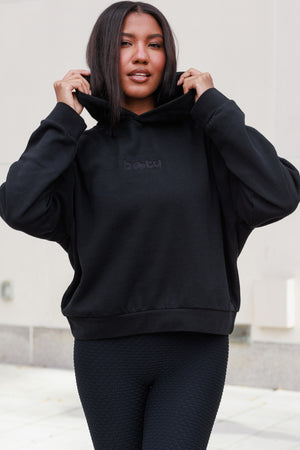 Relaxed Fit Hoodie Black