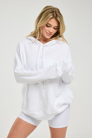 Oversized Booty Hoodie White