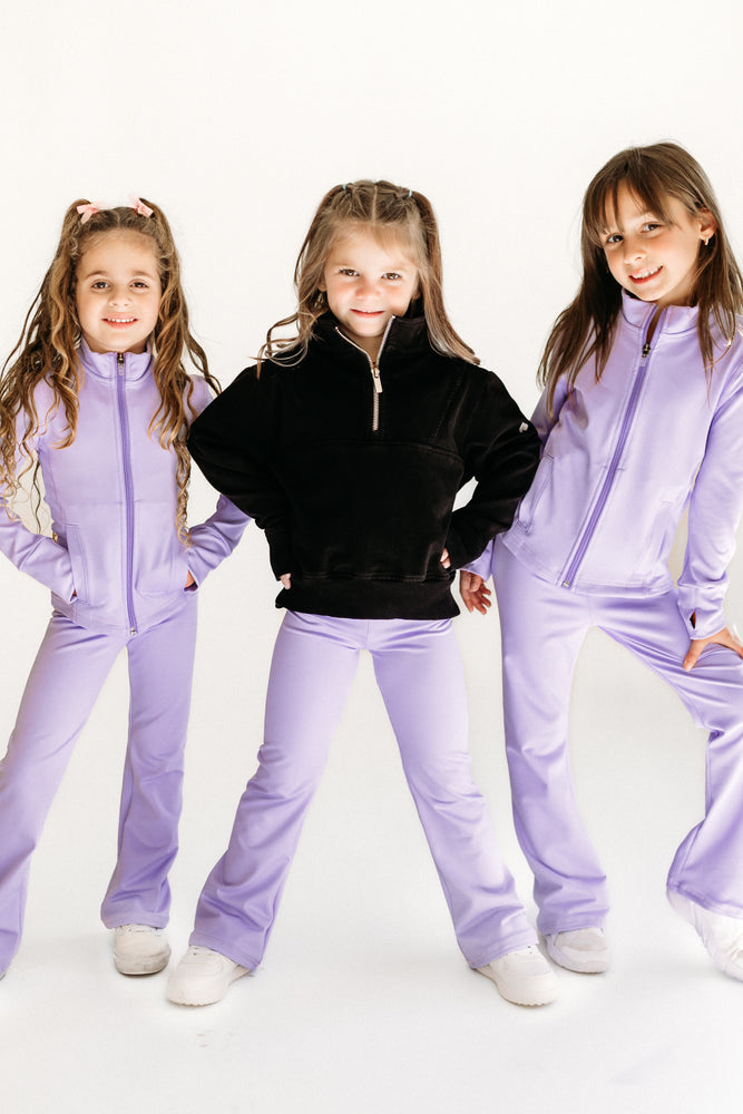 Kids FORMFIT Flare Leggings Lilac