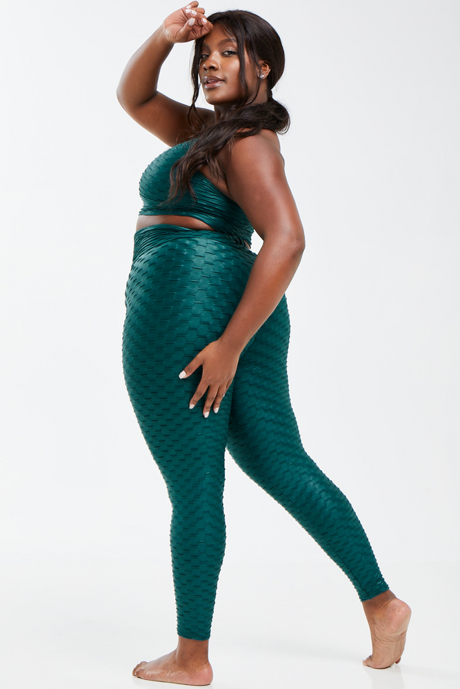 Chrome Curvy Leggings Emerald (FINAL SALE)