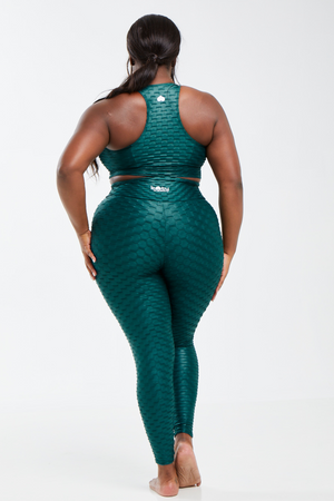 Chrome Leggings Emerald (FINAL SALE)