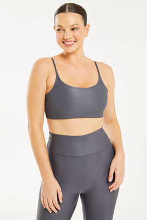 Hi-Shine Sculpting Bralette Carbon