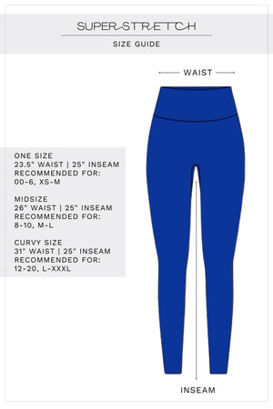 Super Stretch Ultra High-Waist Leggings Ocean