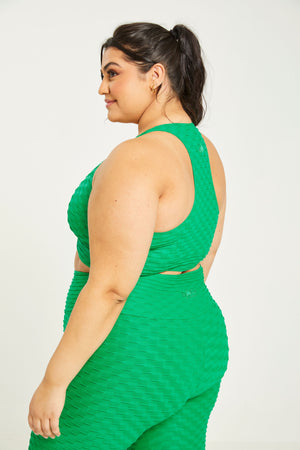 Chrome Curvy Top Kelly Green (FINAL SALE)