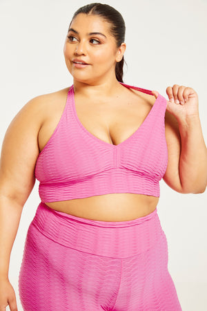 Original Curvy Top Hot Pink