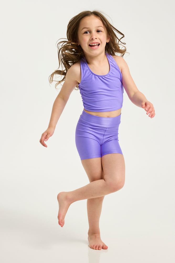 Hi-Shine Kids Shorts Violet