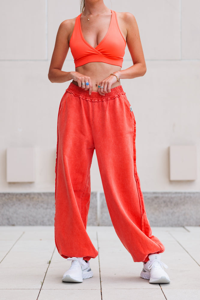 Vintage Wash Sweatpants Aperol