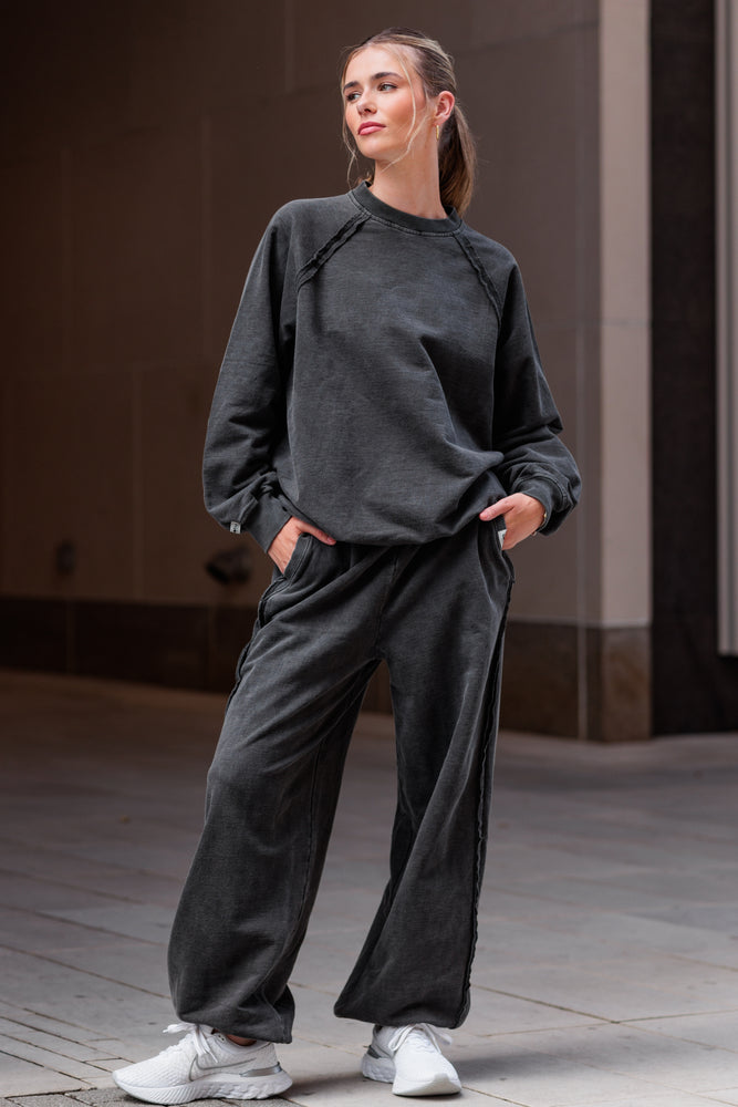 Vintage Wash Sweatpants Ash