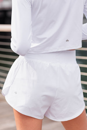 Air Running Shorts White