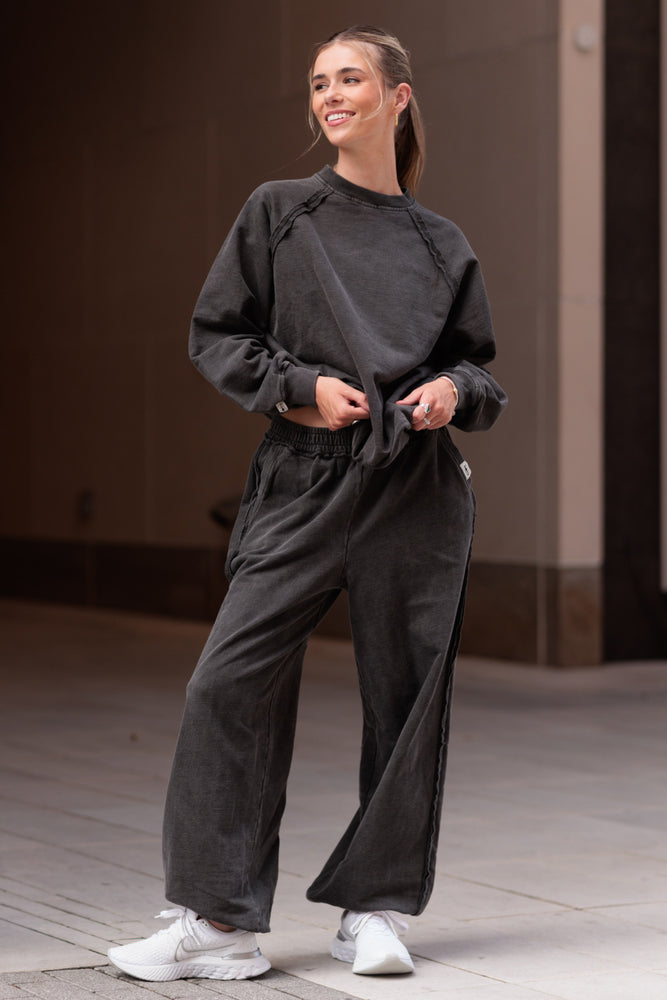 Vintage Wash Crew Ash