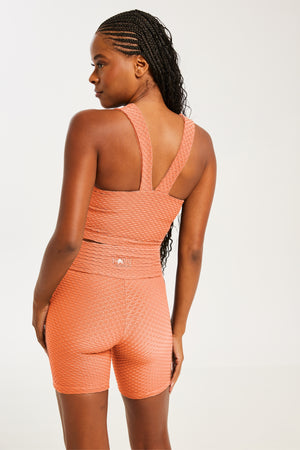 Croco Skin Tank Apricot