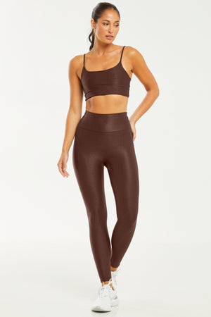 Hi-Shine Leggings Coffee