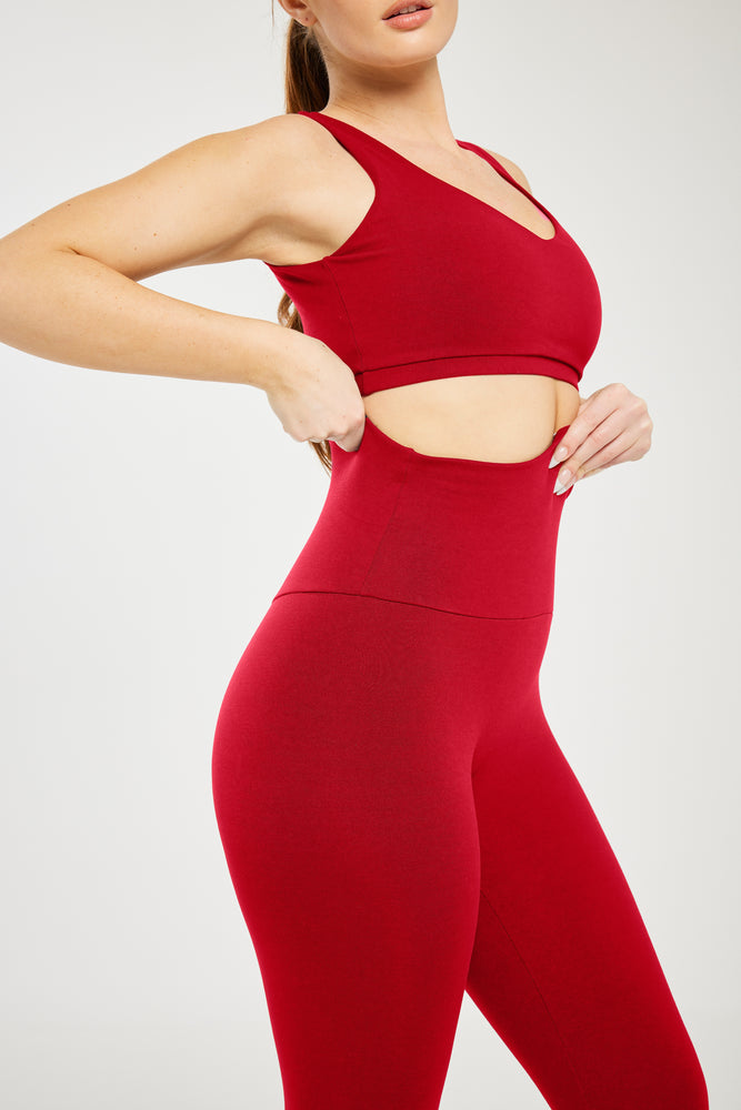 Super Stretch Ultra-High Waist Leggings True Red