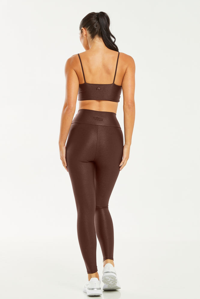 Hi-Shine Leggings Coffee