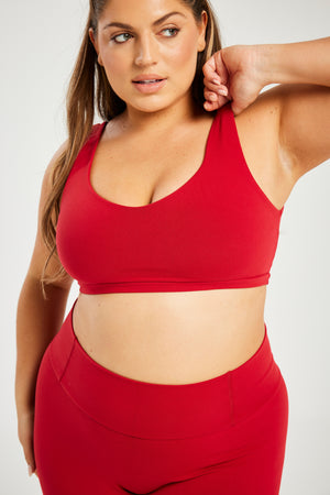 Super Stretch Sweetheart Bra True Red