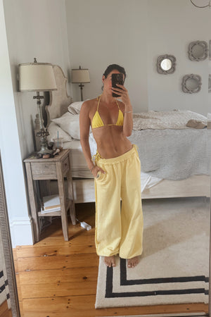 Vintage Wash Sweatpants Limoncello