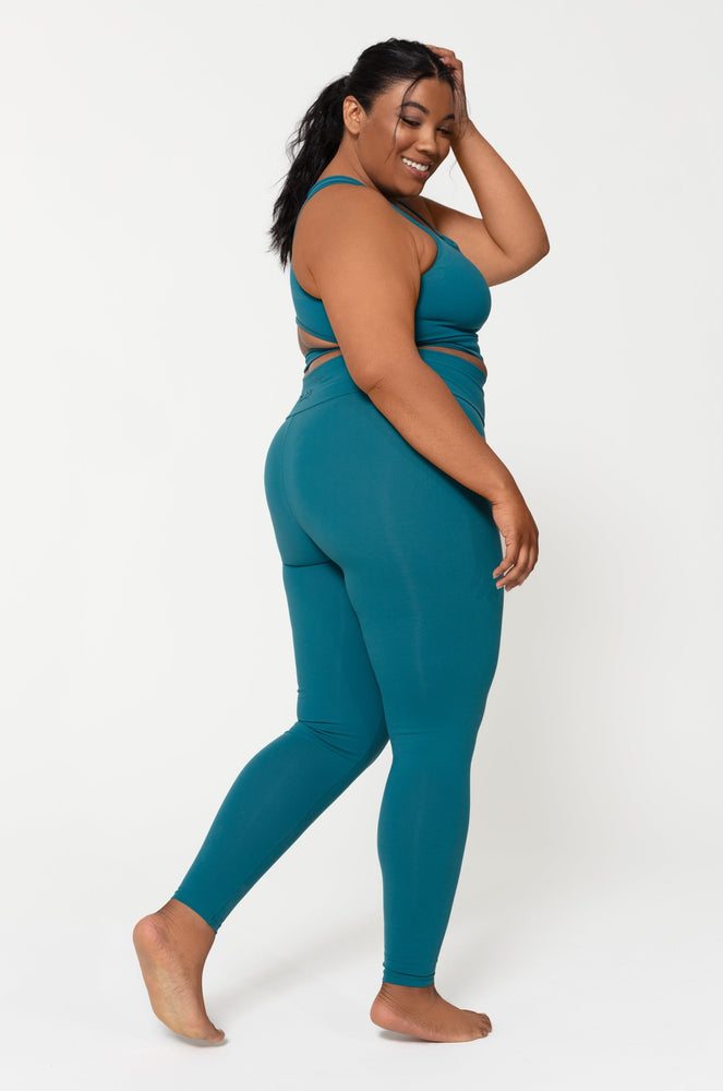 Textureless Leggings Turquoise (FINAL SALE)