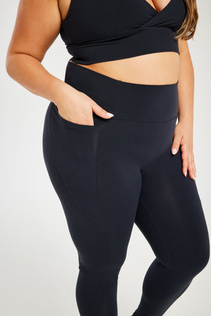 Super Stretch Pocket Leggings Black