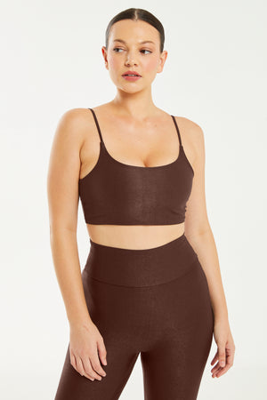 Hi-Shine Sculpting Bralette Coffee