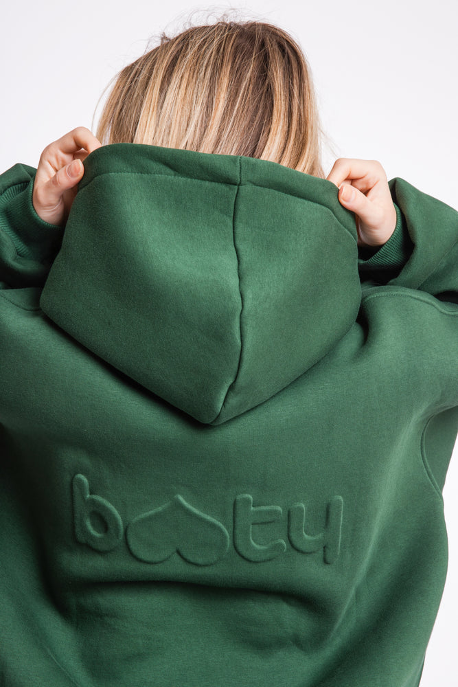 Boyfriend Hoodie Forest Green