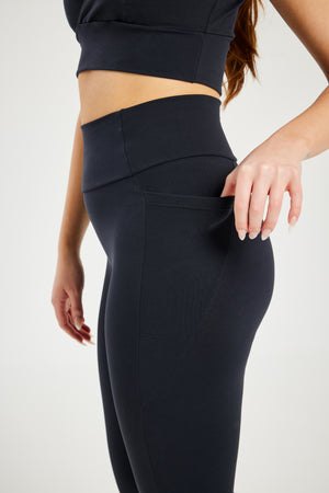 Super Stretch Pocket Leggings Black