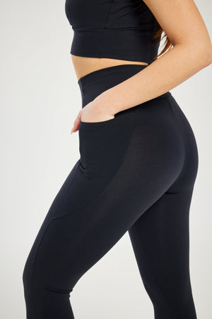 Super Stretch Pocket Leggings Black